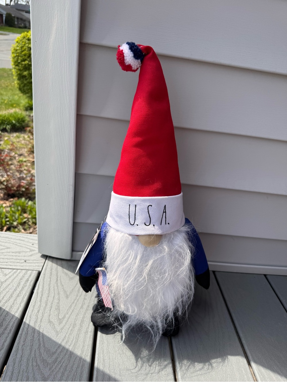 Rae Dunn Blue Weighted Gnome